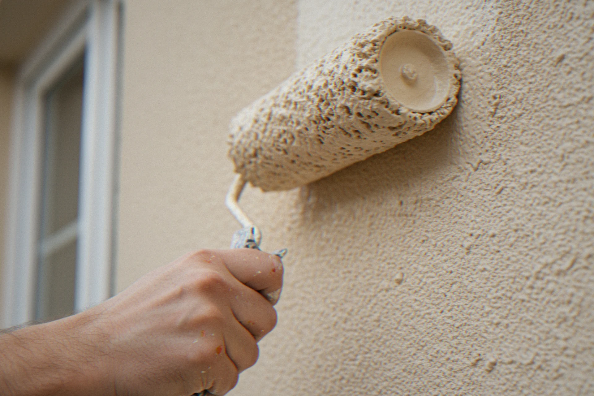 Interior painting with a smooth finish
